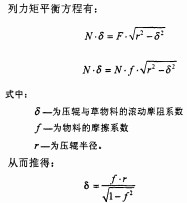 秸稈壓塊機計算公式1 秸稈壓塊機計算公式1